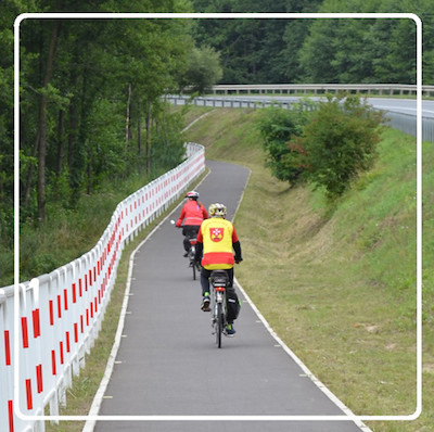 Uroczyste otwarcie - trasa rowerowa Radojewo-Biedrusko w Gminie Suchy Las współfinansowana ze środków ZIT