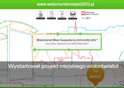 Już ponad 2700 kandydatów na wolontariuszy Miast Gospodarzy UEFA EURO 2012TM