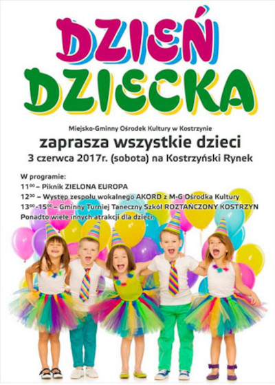 Propozycje na Dzień Dziecka