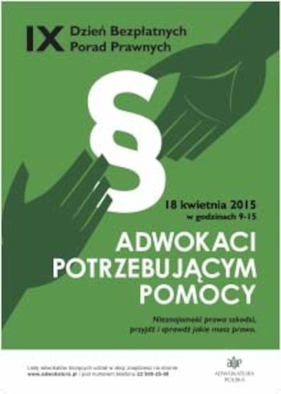IX Ogólnopolski Dzień Bezpłatnych Porad Adwokackich