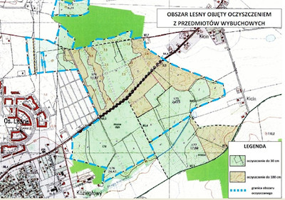 Saperzy oczyszczą lasy z niewybuchów i niewypałów