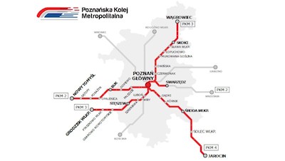 Swarzędz na mapie połączeń