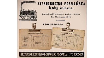 Kolej żelazna otwarta dla Poznania