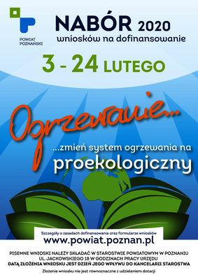Zmiana ogrzewania – dotacje Powiatu Poznańskiego