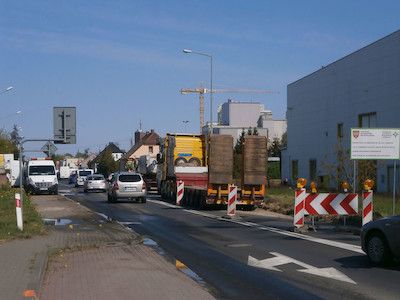 Utrudnienia dla kierowców w Szamotułach