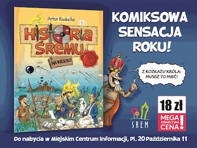 Nowy komiks <i>Historia Śremu na wesoło</i>