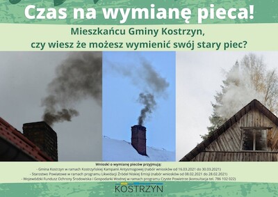 Kostrzyn dopłaca do wymiany źródeł ciepła