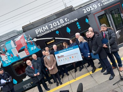 Komplet linii Poznańskiej Kolei Metropolitalnej