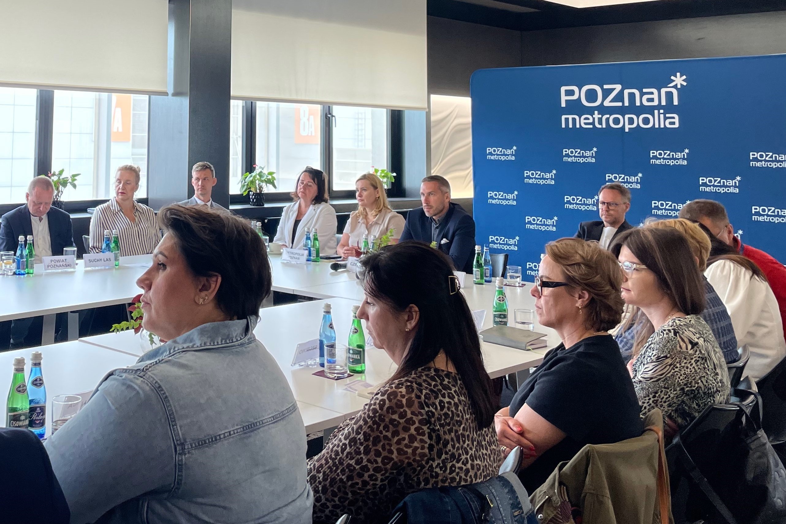 Uczestnicy spotkania dotyczącego gospodarowania odpadami komunalnymi